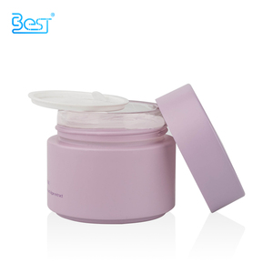 Lusso 100g 100ml barattolo di vetro viola opaco cosmetico 5g 10g 20g 30g 50g 200g 250g barattolo di crema di vetro <span class=keywords><strong>lavanda</strong></span> personalizzato con coperchio colorato - Product Image 2