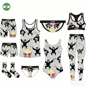 Monkey Eat Popcorn Watching Movie Design Boxer Shorts con ribete alrededor <span class=keywords><strong>de</strong></span> la bolsa Ropa interior con estampado personalizado para hombres con logotipo - Product Image 3