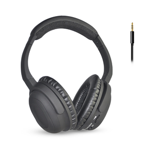 <span class=keywords><strong>Cuffie</strong></span> Cablate AKAUDIO con Cancellazione Attiva del Rumore, Robuste con Finitura in Gomma, Alimentate a Batterie - Product Image 1