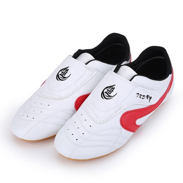 Breathable Taekwondo Shoes Karate Kung Fu Wrestling Martial Arts Shoes Unisex Adults and Children Soft Oxford Soles Sneakers