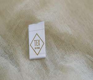 Étiquettes tissées personnalisées pour vêtements, avec logo, texte, informations sur la taille et étiquettes d'entretien des vêtements - Product Image 1