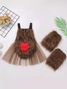 लोकप्रिय बच्चों जन्मदिन पार्टी उपहार फ्लुफी कार्निवल ट्यूटू नृत्य पोशाक क्रिसमस हिरण पोशाक क्रिसमस हिरण पोशाक सौंदर्य सौंदर्य - Product Image 2