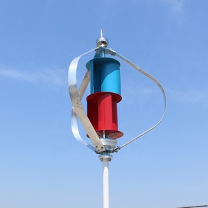 Generador Eólico de Eje Vertical sin Núcleo de 100W 12v 24v 3 Fases 60Hz con Forma de <span class=keywords><strong>Q</strong></span> para Alumbrado Público Híbrido - Product Image 3