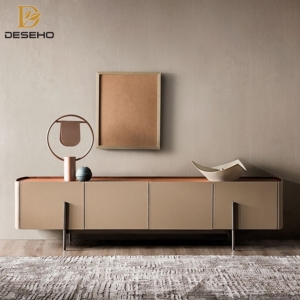 Meuble TV en bois massif de style italien moderne, luxe léger, mobilier de salon haut de gamme pour téléviseurs de 60 à 64 pouces - Product Image 3