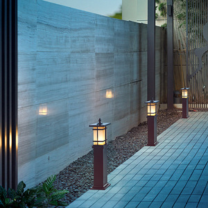 Colore antico design classico stile europeo e americano outdoor square park yard garden lantern light - Product Image 6