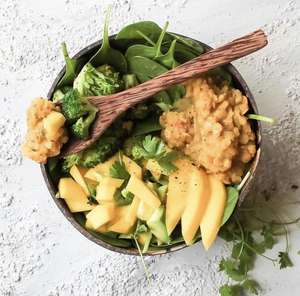 Tazón de cáscara de coco de alta calidad y mejor precio al por mayor de ECO2GO Vietnam/cuencos de cáscara de coco orgánicos de larga duración - Product Image 2