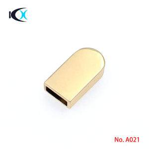 बैग हार्डवेयर चमड़े की बेल्ट धातु समाप्ति टिप्स जिंक मिश्र का पट्टा अंत टोपियां - Product Image 6