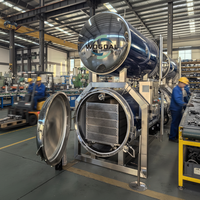 Nouveau Stérilisateur à Autoclave en Acier Inoxydable à Contrôle Automatique SIEMENS Certifié CE Haute Température/Haute Pression pour Usage Industriel