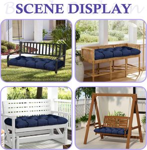 <span class=keywords><strong>Matelas</strong></span> de sol imperméable <span class=keywords><strong>pour</strong></span> extérieur, coussin long <span class=keywords><strong>pour</strong></span> balançoire, siège de patio antidérapant et épais <span class=keywords><strong>pour</strong></span> banc à bascule - Product Image 5