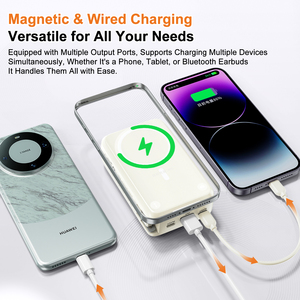 Power Banks com Plugue AC em Alta Venda, Carregamento Rápido 20000mAh, Slim e Leve, Fácil de Transportar, Powerbank para Todos os Celulares - Product Image 4