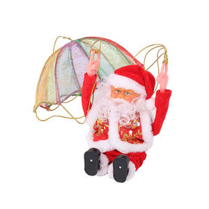 <span class=keywords><strong>Parachutisme</strong></span> électrique de Noël Vieil homme Parachute Décorations de Noël Décor de Noël saisonnier avec musique - Product Image 4