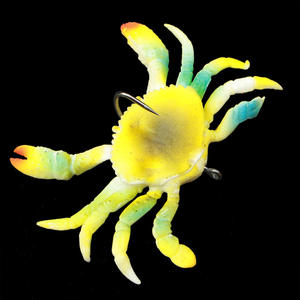 Isca de Pesca Cranka Crab de 10cm40g com Olhos 3D, Isca de Plástico Macio - Product Image 3