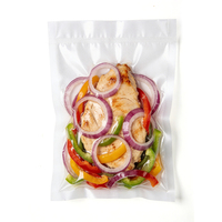 Rouleau de plastique sous vide PE gaufré personnalisé de qualité alimentaire pour salade, aliments pour bébés, lait, gelée, et chewing-gum compatible micro-ondes