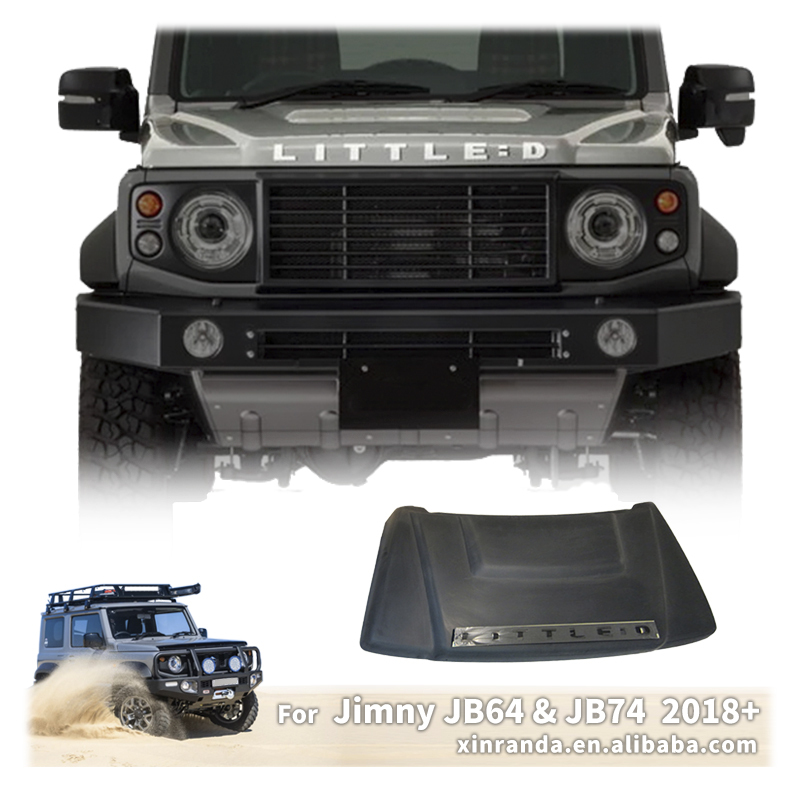 スズキ Jimny JB74 JC74 エンジンボンネットフード ブラック 2023-2024年用