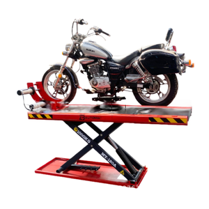 차량 및 오토바이 전기 드라이브 1000kg 용량을위한 가위 디자인 이중 실린더 유압 리프트 - Product Image 4