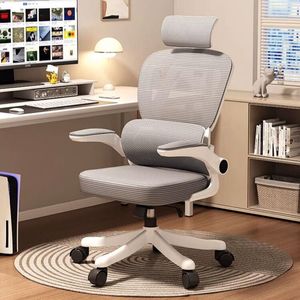 Ergonomic Office Chair With Lumbar Support Adjustable Height And Tilt For Home Study Gaming Use - Product Image 1