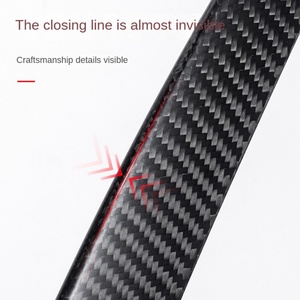 Aileron arrière en carbone sec solide pour Tesla, aileron arrière en fibre de carbone pour Tesla, aileron arrière en fibre de carbone pour Model Y Model 3 - Product Image 6