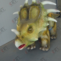 Ankylosaurus Mecánico, Dinosaurio Caminante para Parques Temáticos, Robot de Tamaño Real, Atracciones Interactivas para Parques de Diversiones