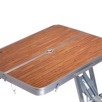 Ensemble de table et chaises pliantes en aluminium blanc avec trou pour parasol, mobilier de jardin portable pour repas en plein air, patio, pique-nique