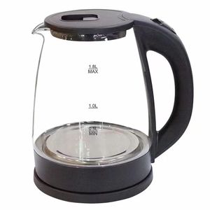 OEM Factory Wholesale Customized High Borosilicate Glass Kettle Pot Water <b>Heater</b> Electric Glass Kettle KE02005 - Product Image 1