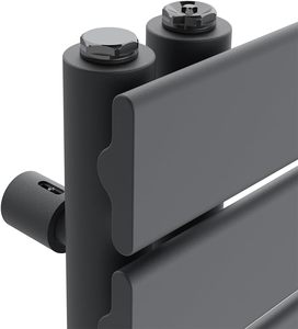 OEM moderno bianco e nero a parete porta asciugamani elettrico radiatore e più caldo tradizionale ed elegante colore <span class=keywords><strong>antracite</strong></span> - Product Image 2