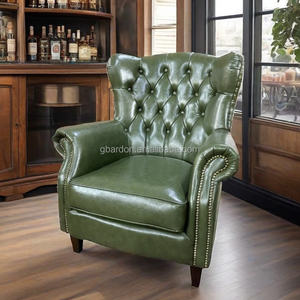 <span class=keywords><strong>Mejor</strong></span> venta Retro de cuero Cigar Lounge Chair Custom Bar Muebles Set para Cigar Lounges - Product Image 3