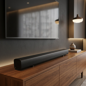 Kooper Soundbar in Plastica 80W 2.0 Canali Nera 96.5x7.7x7.7 cm Voltaggio Universale con Telecomando Porte USB e AUX Wireless - Product Image 3