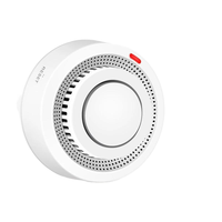 Prix promotionnel Détecteur de fumée intelligent WiFi Tuya avec design en barre, matériau PC, écran TFT pour la sécurité domestique