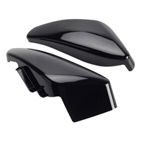 Couvercles de carénage de batterie latéraux noirs chromés pour Suzuki Boulevard Intruder M109R 06-22 M1800R VZR1800