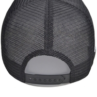 Casquette en coton unisexe à 5 panneaux, haute protection solaire, logo brodé, tendance hip-hop, casquette de camionneur pour hommes