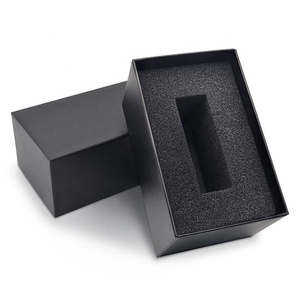 OEM Black White Paper Leather Watch Boxes Watch Cases Custom Logo Box