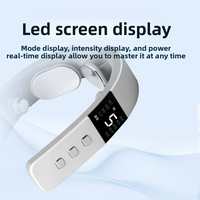 Appareil de massage intelligent pour soulager la douleur de la colonne cervicale Appareil de massage électrique chauffant TENS Pulse Portable pour le cou et les épaules