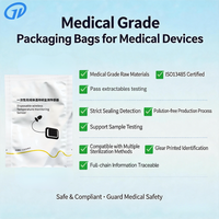 Pochette médicale en aluminium haute barrière, impression personnalisée, emballage jetable pour capteur électronique médical, antistatique, certifiée ISO