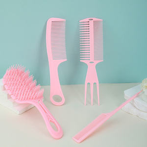 4 colori Multi funzione tinture per capelli a doppio pettine laterale per parrucchieri a testa larga a dente largo 4 pezzi Set di pettine per uso domestico da barbiere - Product Image 4