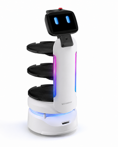 Robot de Reparto Inteligente para Restaurantes Segway ServeBot S1 con Bandeja Abierta de 300 Grados, Navegación Dual SLAM y Pantalla de 10 Pulgadas - Product Image 1