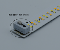 Carte source de lumière LED bicolore SMD2835 blanc chaud 2600-7000K led aluminium PcB light bar led module pour lumière linéaire