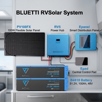 Système solaire RV 48V 5kW avec distribution intelligente Epanel, 4 circuits AC, 20 circuits DC, télécommande Epad pour camping-car, bateau, yacht