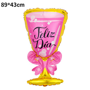 Elio personalizzato all'ingrosso per bottiglia di Champagne palloncino di Whisky palloncini di alluminio per natale festa del ringraziamento di natale natale - Product Image 4