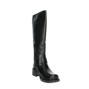 Naomi stivali occidentali marroni al ginocchio da donna con chiusura a Zip e sottoveste in gomma e soletta in gomma per l'inverno autunno primavera - Product Image 5