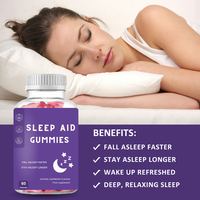 Gummies d'aide au sommeil à marque privée OEM/ODM, supplément de glucosamine et chondroïtine pour un sommeil réparateur, produit de beauté
