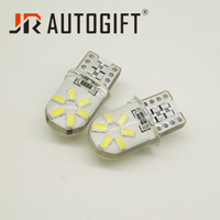 T10 Silicone Led 3014 12SMD voiture ampoule W5W 192 168 gel de silice Automobile cale feux latéraux plaque d'immatriculation ampoule indicateur 12V 24V