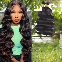 100% naturel meilleure qualité 9A Remy cheveux tissage Extension vierge brésilienne 4x4 dentelle fermeture perruque avec corps vague cheveux Bundle