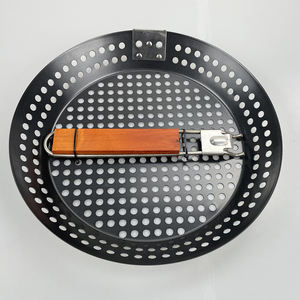 Cuiseur à légumes antiadhésif de panier de grillade de BBQ avec la poignée démontable - Product Image 1