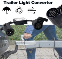 Anhänger adapter mit Konverter US 7-Wege-Anhängerstecker an EU 13-poliger Sockel licht adapter 7-poliger auf 13-poliger Anhänger anschluss