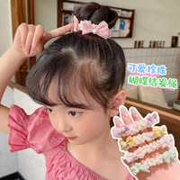 Aksesori Headband Mutiara Kupu-kupu Super Peri Manis dan Modis Versi Korea untuk Anak Perempuan