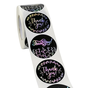 <strong>OEM</strong> Custom <strong>Printing</strong> Rectangle Vinyl Gold Foil <strong>Sticker</strong> Labels Private Waterproof Clear Decorating Roll for False Eyelashes Wigs - Product Image 3
