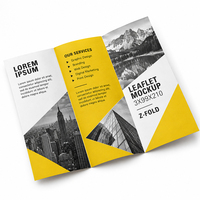 Service d'impression offset pour dépliants, brochures, livrets et prospectus personnalisés avec pelliculage pliable