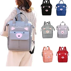 Hot Selling 2021 New Design Luxus Stoff Wickelt asche Outdoor Travel Wasserdichte große Kapazität Mama Baby Windel Windel tasche