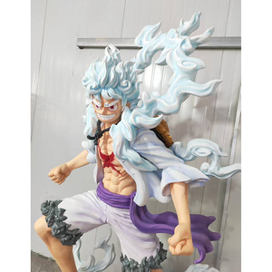 Figurine d'action d'une seule pièce de taille réelle personnalisée Nika Luffy Figure Luffy Sculpture Statue de Luffy <span class=keywords><strong>en</strong></span> résine Figurine d'anime pour <span class=keywords><strong>la</strong></span> décoration intérieure - Product Image 4