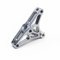 Bras de connexion articulé pour robot, usiné CNC de haute précision, composants structurels personnalisés en alliage d'aluminium 7075 pour la robotique